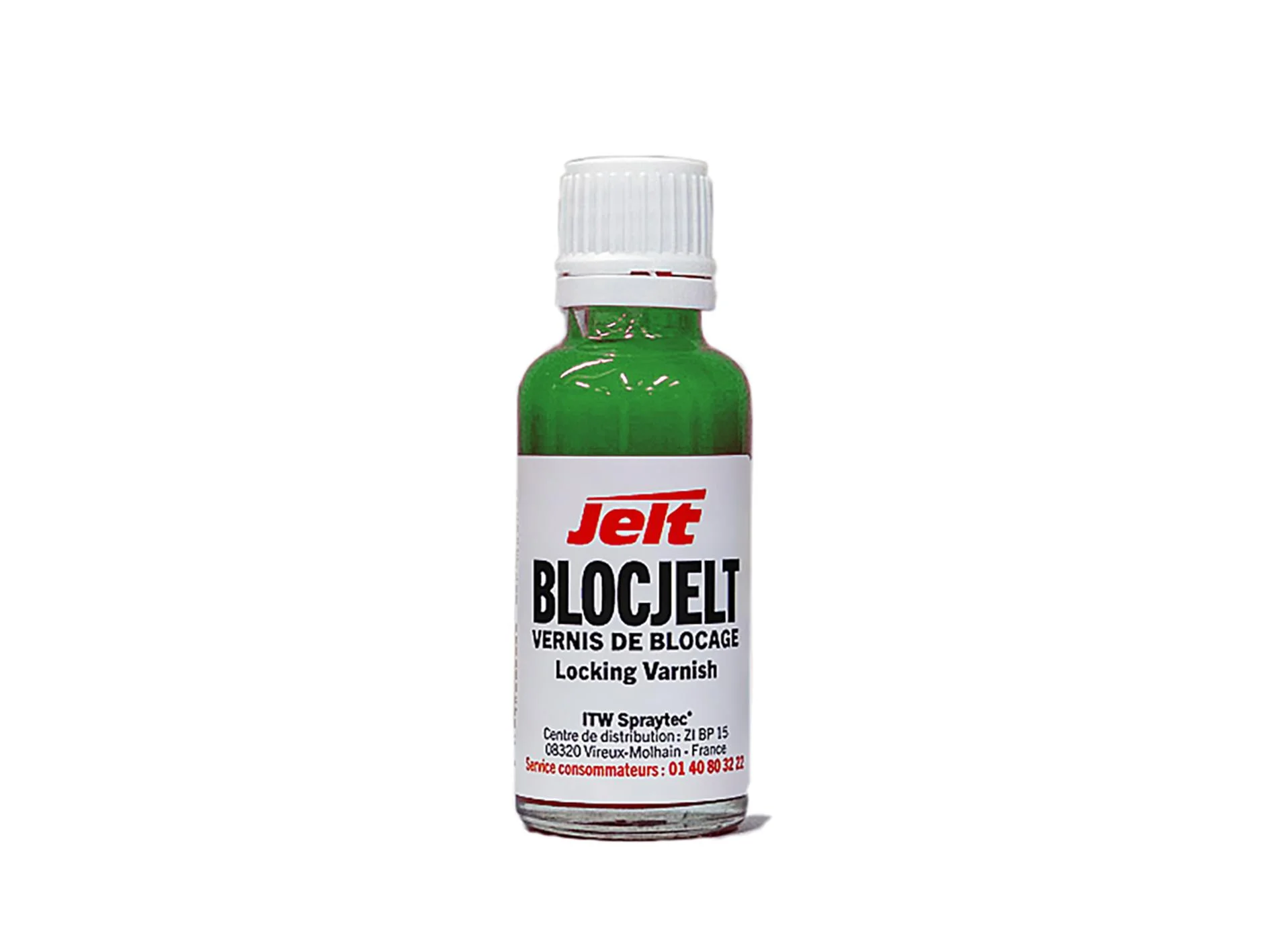 BLOC JELT 6966 GREEN - Thread Locking Varnish image 1